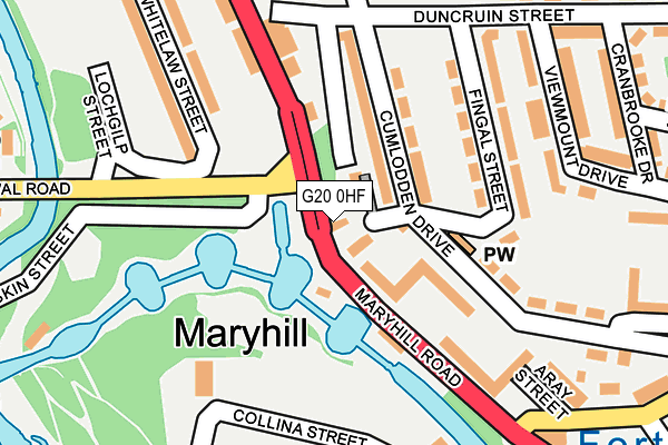 G20 0HF map - OS OpenMap – Local (Ordnance Survey) G20 0HF map - OS OpenMap – Local (Ordnance Survey)