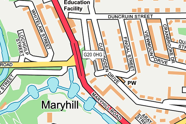 G20 0HG map - OS OpenMap – Local (Ordnance Survey) G20 0HG map - OS OpenMap – Local (Ordnance Survey)