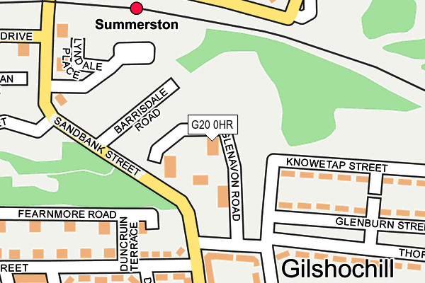 G20 0HR map - OS OpenMap – Local (Ordnance Survey) G20 0HR map - OS OpenMap – Local (Ordnance Survey)