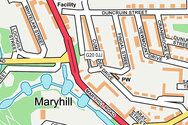G20 0JJ map - OS OpenMap – Local (Ordnance Survey) G20 0JJ map - OS OpenMap – Local (Ordnance Survey)