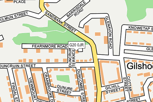 G20 0JR map - OS OpenMap – Local (Ordnance Survey) G20 0JR map - OS OpenMap – Local (Ordnance Survey)