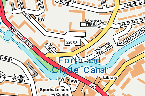 G20 0JT map - OS OpenMap – Local (Ordnance Survey)