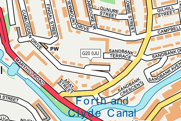 G20 0JU map - OS OpenMap – Local (Ordnance Survey) G20 0JU map - OS OpenMap – Local (Ordnance Survey)