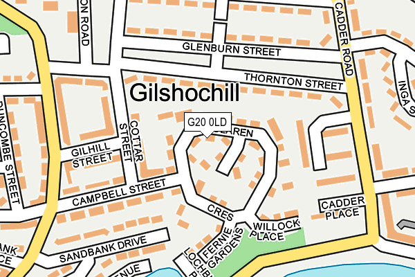 G20 0LD map - OS OpenMap – Local (Ordnance Survey) G20 0LD map - OS OpenMap – Local (Ordnance Survey)