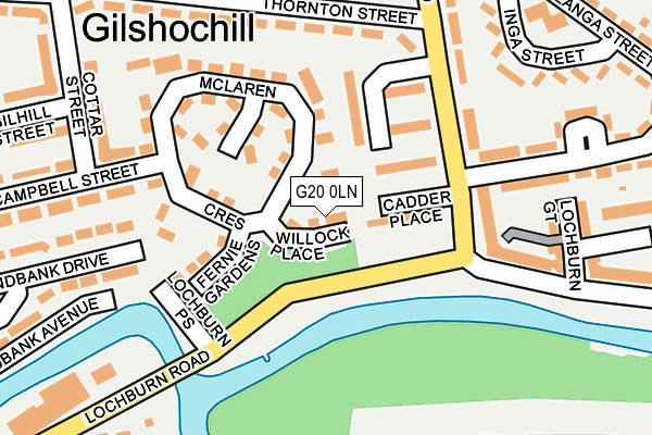 G20 0LN map - OS OpenMap – Local (Ordnance Survey) G20 0LN map - OS OpenMap – Local (Ordnance Survey)
