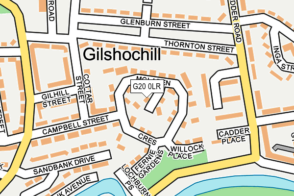 G20 0LR map - OS OpenMap – Local (Ordnance Survey) G20 0LR map - OS OpenMap – Local (Ordnance Survey)