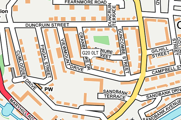 G20 0LT map - OS OpenMap – Local (Ordnance Survey) G20 0LT map - OS OpenMap – Local (Ordnance Survey)