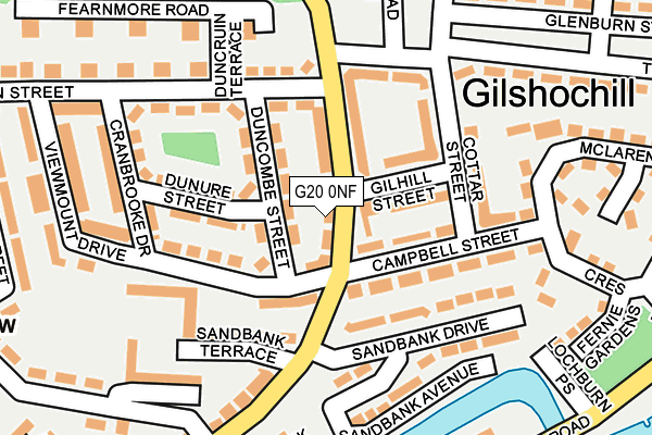 G20 0NF map - OS OpenMap – Local (Ordnance Survey) G20 0NF map - OS OpenMap – Local (Ordnance Survey)