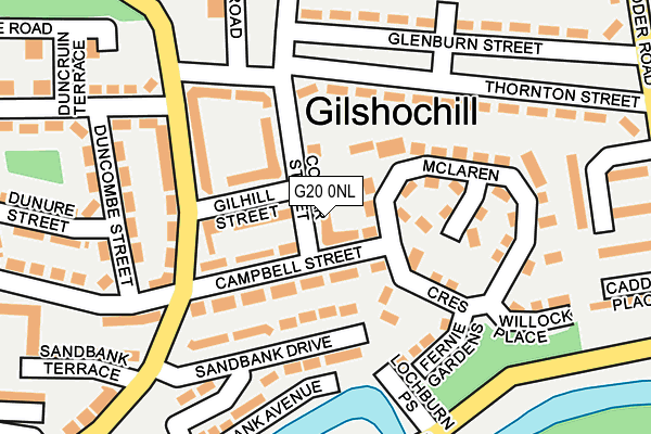 G20 0NL map - OS OpenMap – Local (Ordnance Survey) G20 0NL map - OS OpenMap – Local (Ordnance Survey)
