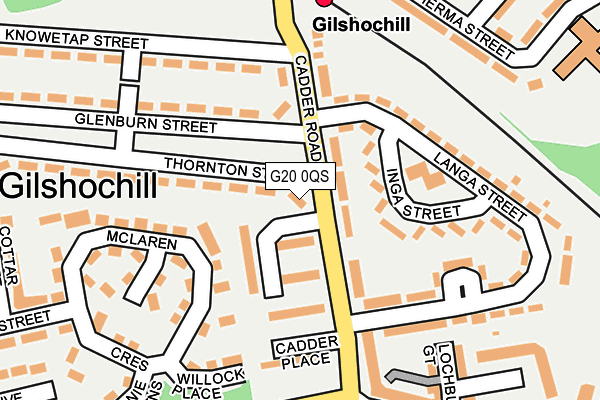 G20 0QS map - OS OpenMap – Local (Ordnance Survey) G20 0QS map - OS OpenMap – Local (Ordnance Survey)