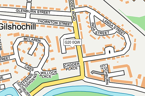 G20 0QW map - OS OpenMap – Local (Ordnance Survey) G20 0QW map - OS OpenMap – Local (Ordnance Survey)