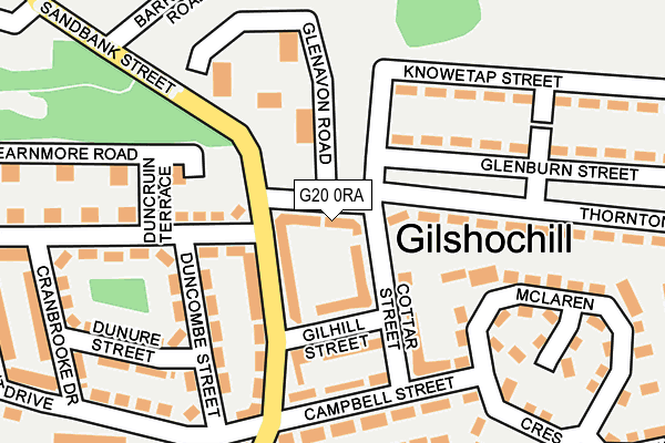 G20 0RA map - OS OpenMap – Local (Ordnance Survey) G20 0RA map - OS OpenMap – Local (Ordnance Survey)