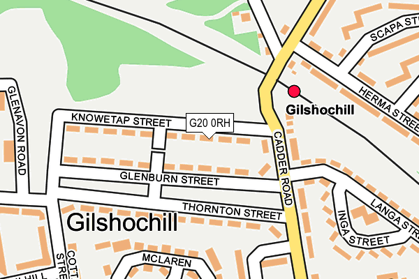 G20 0RH map - OS OpenMap – Local (Ordnance Survey) G20 0RH map - OS OpenMap – Local (Ordnance Survey)