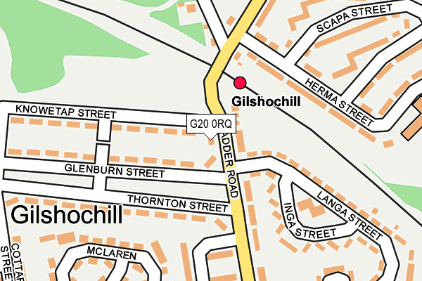 G20 0RQ map - OS OpenMap – Local (Ordnance Survey)