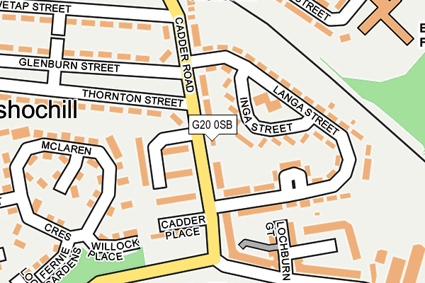 G20 0SB map - OS OpenMap – Local (Ordnance Survey) G20 0SB map - OS OpenMap – Local (Ordnance Survey)