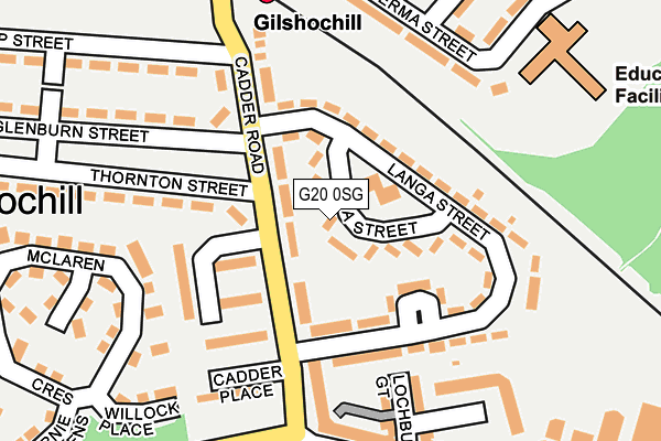G20 0SG map - OS OpenMap – Local (Ordnance Survey) G20 0SG map - OS OpenMap – Local (Ordnance Survey)