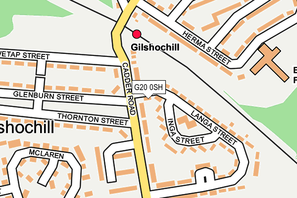 G20 0SH map - OS OpenMap – Local (Ordnance Survey) G20 0SH map - OS OpenMap – Local (Ordnance Survey)