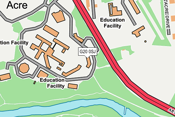 G20 0SJ map - OS OpenMap – Local (Ordnance Survey)