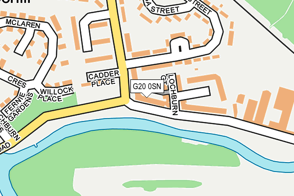 G20 0SN map - OS OpenMap – Local (Ordnance Survey) G20 0SN map - OS OpenMap – Local (Ordnance Survey)