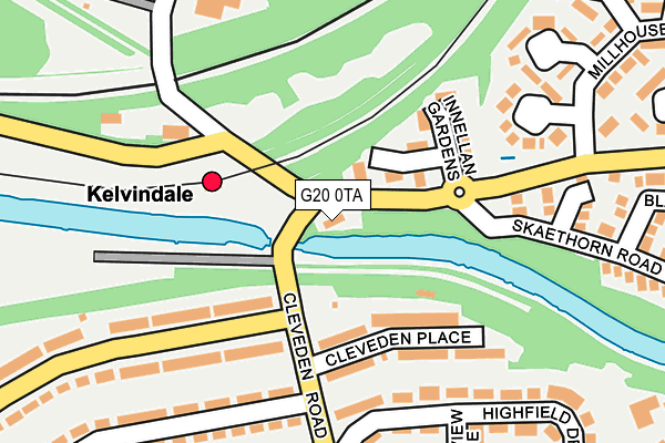 G20 0TA map - OS OpenMap – Local (Ordnance Survey) G20 0TA map - OS OpenMap – Local (Ordnance Survey)