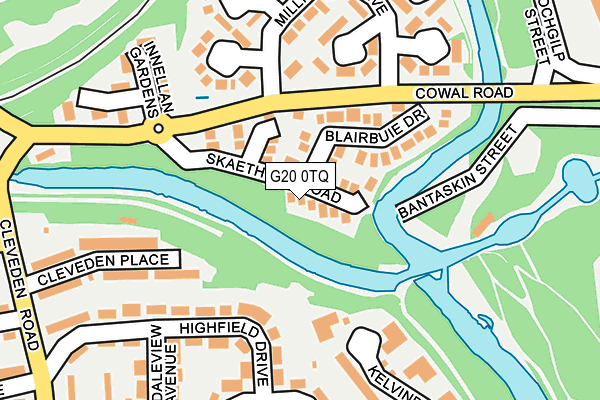 G20 0TQ map - OS OpenMap – Local (Ordnance Survey) G20 0TQ map - OS OpenMap – Local (Ordnance Survey)