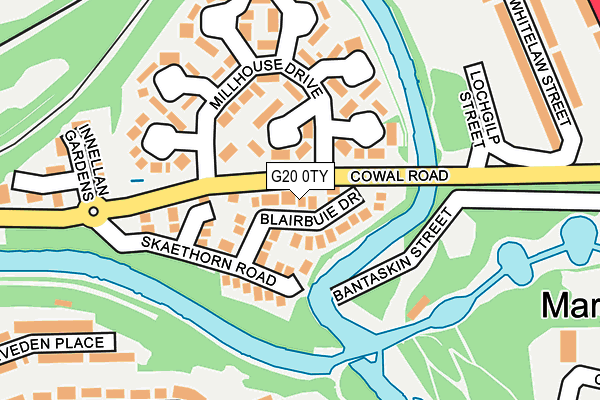 G20 0TY map - OS OpenMap – Local (Ordnance Survey) G20 0TY map - OS OpenMap – Local (Ordnance Survey)