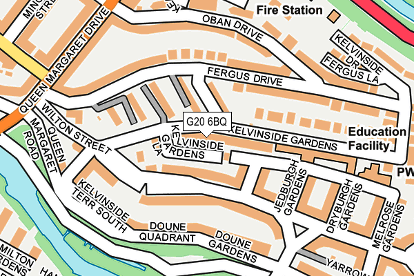 G20 6BQ map - OS OpenMap – Local (Ordnance Survey) G20 6BQ map - OS OpenMap – Local (Ordnance Survey)