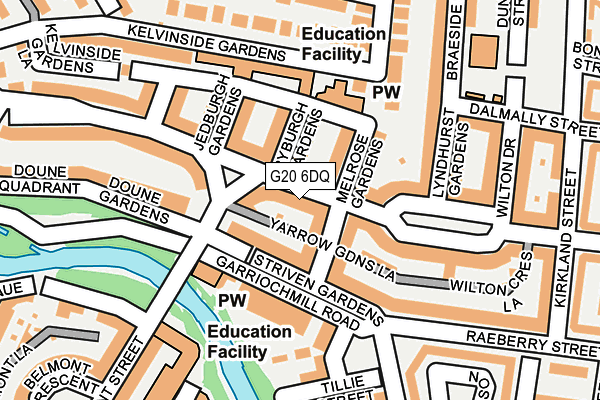 G20 6DQ map - OS OpenMap – Local (Ordnance Survey)
