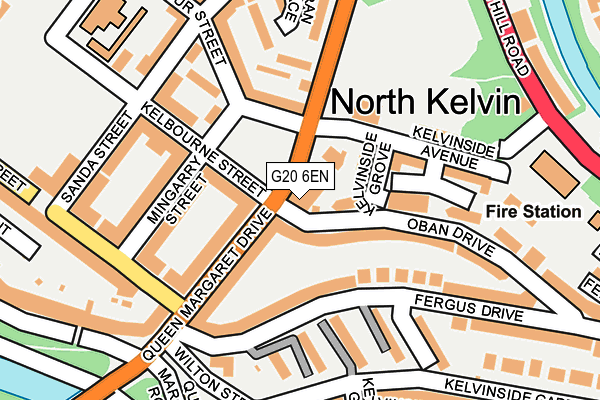 G20 6EN map - OS OpenMap – Local (Ordnance Survey)