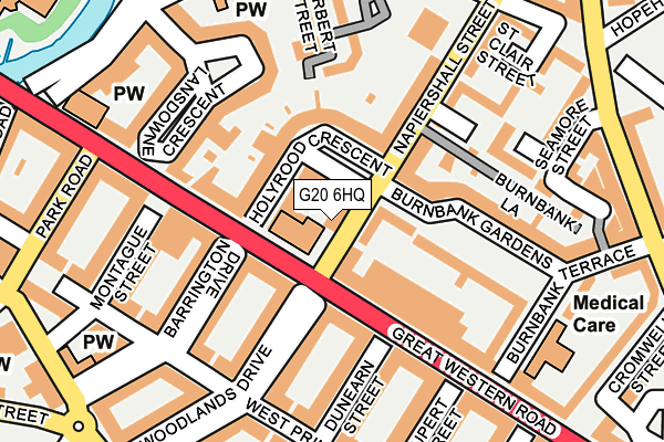 G20 6HQ map - OS OpenMap – Local (Ordnance Survey) G20 6HQ map - OS OpenMap – Local (Ordnance Survey)
