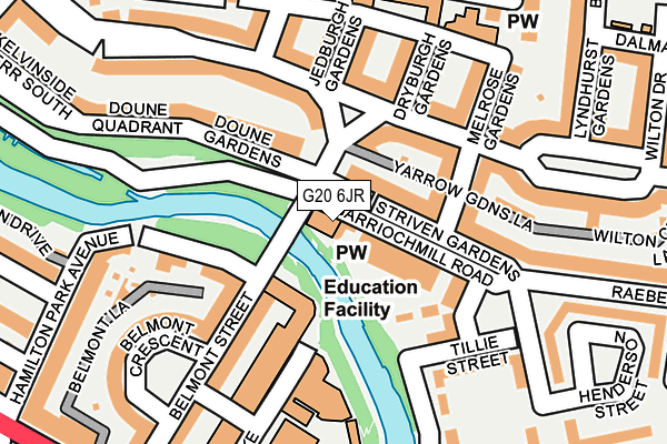 G20 6JR map - OS OpenMap – Local (Ordnance Survey) G20 6JR map - OS OpenMap – Local (Ordnance Survey)