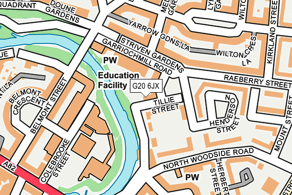 G20 6JX map - OS OpenMap – Local (Ordnance Survey) G20 6JX map - OS OpenMap – Local (Ordnance Survey)