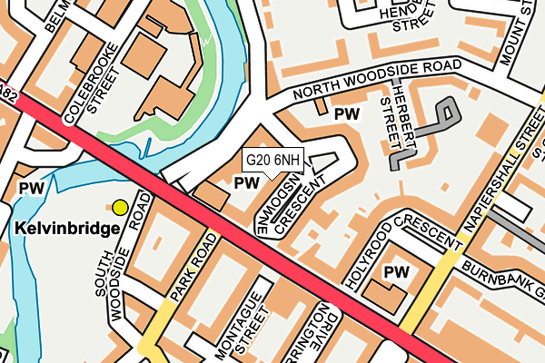 G20 6NH map - OS OpenMap – Local (Ordnance Survey) G20 6NH map - OS OpenMap – Local (Ordnance Survey)