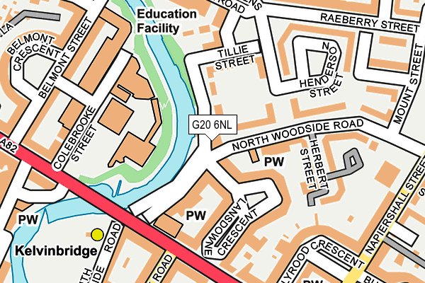 G20 6NL map - OS OpenMap – Local (Ordnance Survey)