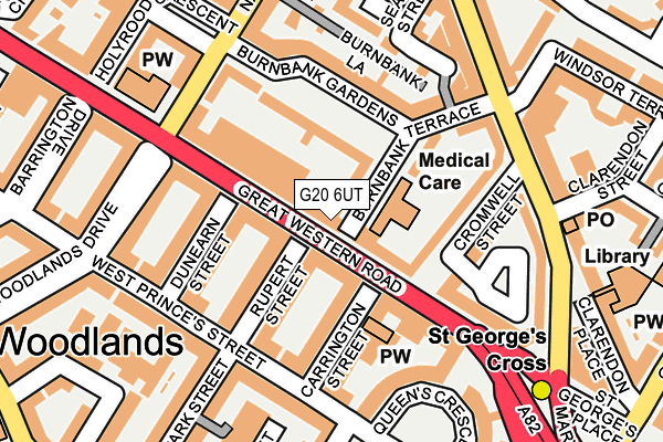 G20 6UT map - OS OpenMap – Local (Ordnance Survey)