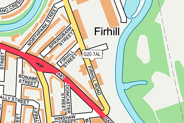 G20 7AL map - OS OpenMap – Local (Ordnance Survey) G20 7AL map - OS OpenMap – Local (Ordnance Survey)