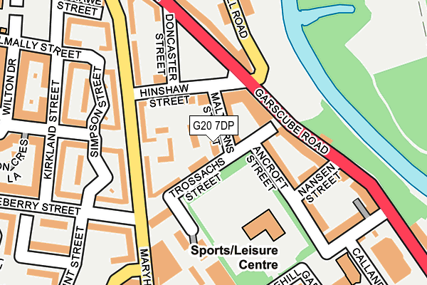 G20 7DP map - OS OpenMap – Local (Ordnance Survey) G20 7DP map - OS OpenMap – Local (Ordnance Survey)