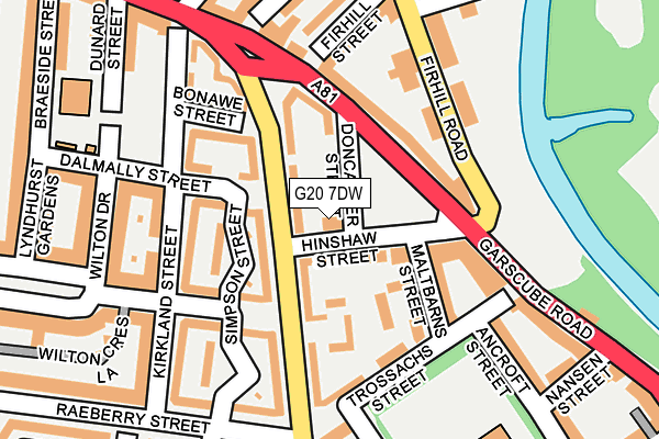 G20 7DW map - OS OpenMap – Local (Ordnance Survey) G20 7DW map - OS OpenMap – Local (Ordnance Survey)