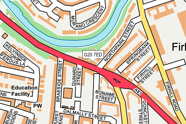 G20 7ED map - OS OpenMap – Local (Ordnance Survey) G20 7ED map - OS OpenMap – Local (Ordnance Survey)