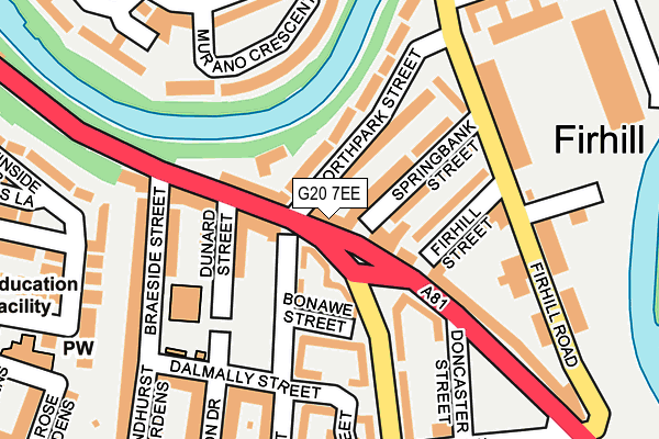 G20 7EE map - OS OpenMap – Local (Ordnance Survey) G20 7EE map - OS OpenMap – Local (Ordnance Survey)
