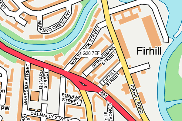 G20 7EF map - OS OpenMap – Local (Ordnance Survey) G20 7EF map - OS OpenMap – Local (Ordnance Survey)