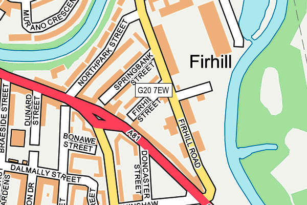 G20 7EW map - OS OpenMap – Local (Ordnance Survey) G20 7EW map - OS OpenMap – Local (Ordnance Survey)