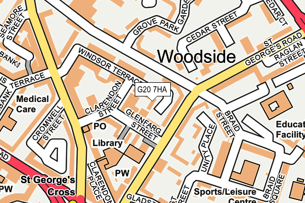 G20 7HA map - OS OpenMap – Local (Ordnance Survey) G20 7HA map - OS OpenMap – Local (Ordnance Survey)