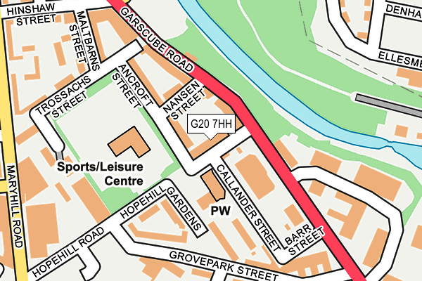 G20 7HH map - OS OpenMap – Local (Ordnance Survey) G20 7HH map - OS OpenMap – Local (Ordnance Survey)