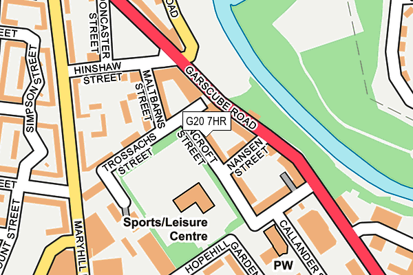G20 7HR map - OS OpenMap – Local (Ordnance Survey) G20 7HR map - OS OpenMap – Local (Ordnance Survey)