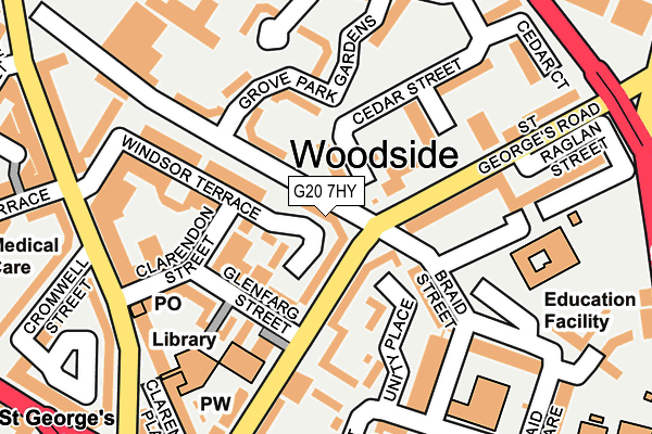 G20 7HY map - OS OpenMap – Local (Ordnance Survey)