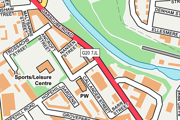G20 7JL map - OS OpenMap – Local (Ordnance Survey) G20 7JL map - OS OpenMap – Local (Ordnance Survey)