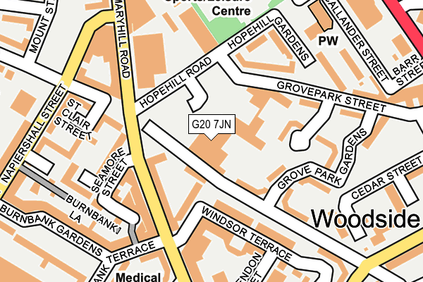 G20 7JN map - OS OpenMap – Local (Ordnance Survey) G20 7JN map - OS OpenMap – Local (Ordnance Survey)