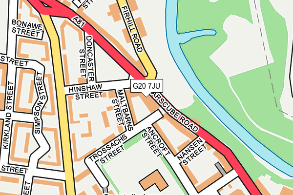 G20 7JU map - OS OpenMap – Local (Ordnance Survey) G20 7JU map - OS OpenMap – Local (Ordnance Survey)