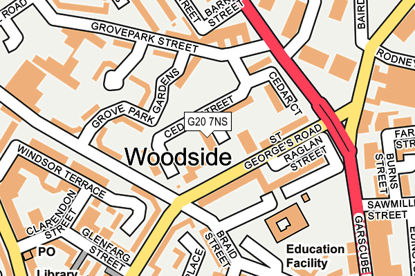 G20 7NS map - OS OpenMap – Local (Ordnance Survey) G20 7NS map - OS OpenMap – Local (Ordnance Survey)